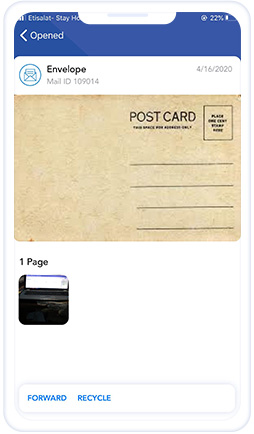Features Mail Storage