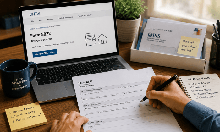 Filing Irs Form 8822 After Moving