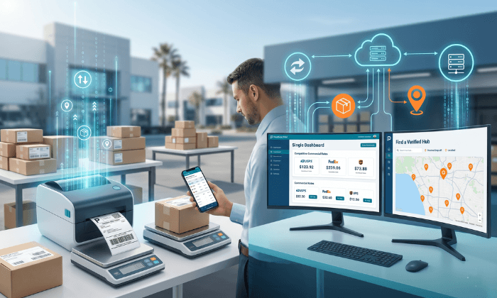 Shipping Software With Drop Off Locations The Ultimate Hybrid Solution For 2026